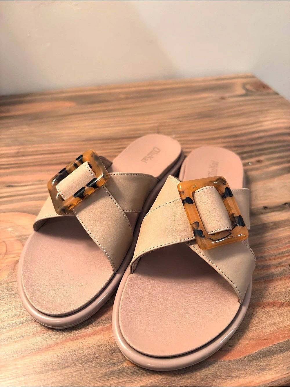 Olukai Buckle Slide Sandals